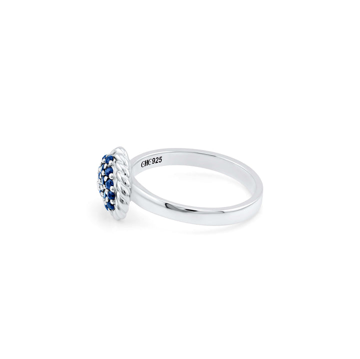 Blue Sapphire Heart Ring | CHC FINE JEWELRY